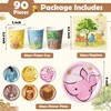 Z1juce 90PCS Winnie Themed Party Tableware for 30 Guests Winnie