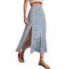 PrinStory Skirts for Women Casual Print Women Long Skirts Summer