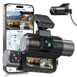 GKU Car Charger for D600 Dash cam Front and Rear