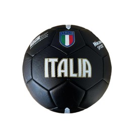 Football - Italy Model - Black HF PVC Ball - Adult Boys and Children