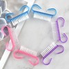 6 Pcs Nail Cleaning Brush with Handle Grip, Hand Scrubbing