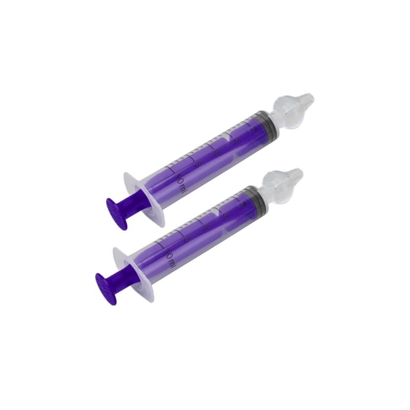 2 Enjuagues nasales para bebés en color morado. 2 PACK!