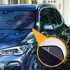 Car Windshield Sun Shade, Neon Bat Crescent Windshield Sunshades Sun