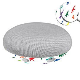 MightySkins Skin Compatible with Google Home Mini - Fun Guns | Protective, Durable, and Unique Vinyl Decal wrap Cover | Easy to Apply, Remove, and Change Styles | Made in The USA