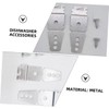 jojofuny 4pcs Dishwasher Stand Dishwasher Anchor Brackets Dishwasher Bracket Replacement