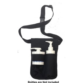 Therapist's Choice® Dual Massage Bottle Holster (Bottle Not Included) (Black)