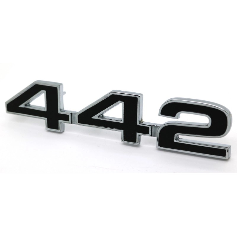BBRP NEW 1968 "442" Rear Trunk Deck Lid Emblem Badge