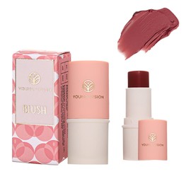 Meful Barra de Rubor en Crema, Palos de Maquillaje Resaltadores, Rubor en Barra Duradero en Crema para la Piel Tinte Brillante para Mejillas, Ojos y Labios, Fácil Aplicación (02)