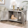 Shintenchi Cat Littler Box Enclosure, Litter Box Furniture Hidden with