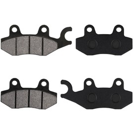 LOCOPOW Front Rear Brake Pads for Kawasaki Ninja 250R 300 400 EX250 EX300 EX400 2008-2023 W175 2018-2019 Z250SL 2014-2018 Z400 KLR650 Eliminator 125 W800