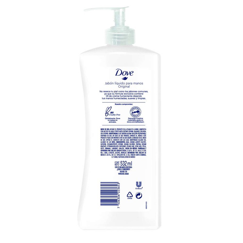 Dove Dove jabon liquido 532ml