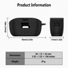 Geiomoo Silicone Case for JBL Vibe Buds, Protective Cover with