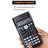 JS-82MS-A Handheld Multi-Function 2-Line Display Digital LCD Scientific Calculator School