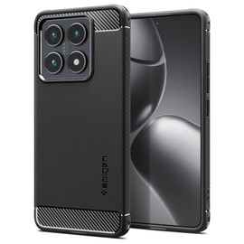 Spigen Rugged Armor Designed for Xiaomi 14T Case (2025) [Military-Grade Protection] - Matte Black