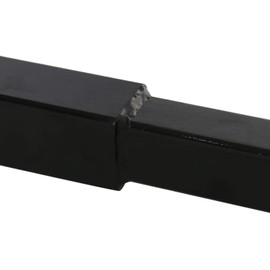 Fullwatt Trailer Hitch Receiver 18" Hitch Extension Tube Extenders 2" Receiver 5/8" Pin Hole 500 LBS Capacity (18")