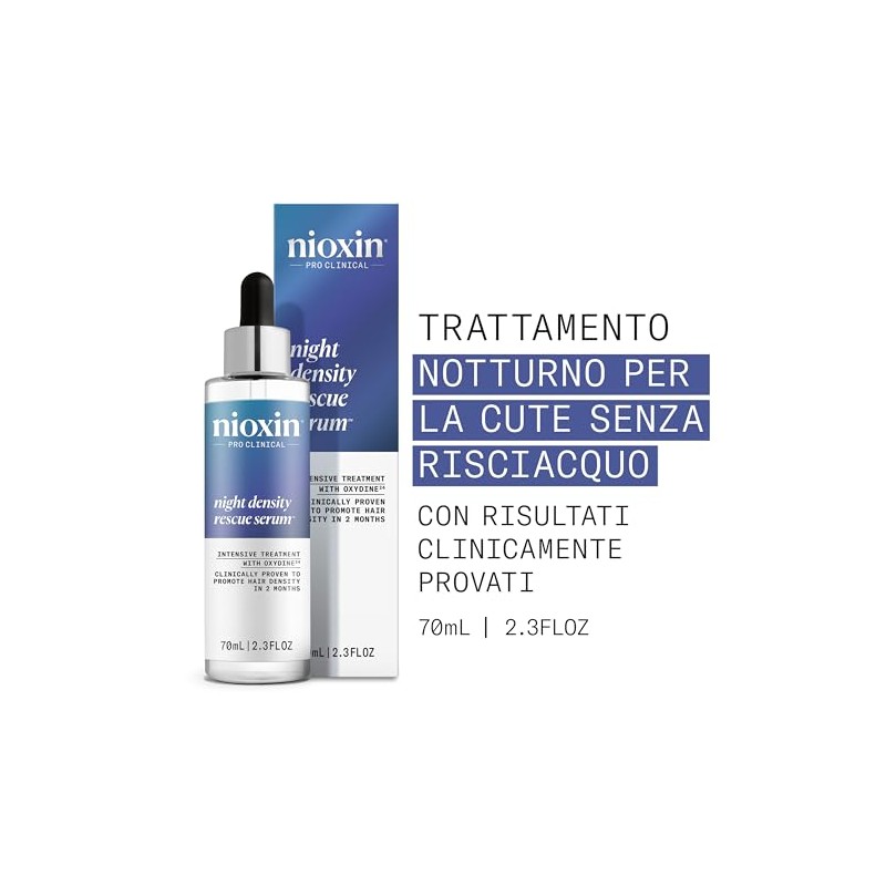 Nioxin Night Density Rescue Sérum Nocturno para Densidad y Grosor