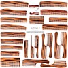 KYVU B22 Black Wide-Tooth Detangling Comb for Curly & Thick