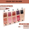 MiaSarah Lip Liner Gloss Lip Combo Sets Kit,Nude Brown Lip