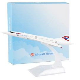Busyflies Airplane Model Die cast Planes 16cm British F-BVFB Concorde Model 1:400 Alloy Model for Collection