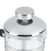 350ml Stainless Steel Glass Cafetiere French Filter Tea Coffee Pot