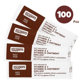 Fougera Crema Vitamina A + D Tatuaje Microblading 100 Pzs