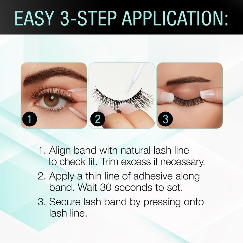 Ardell Strong Hold Lash Glue, Clear - Professional Waterproof Lash