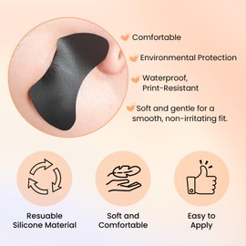 Troocolor 2-in-1 Eyelash & Brow Color Kit - Natural Black Lash Color Effect, Salon-Quality Results, Easy Application for Beginners/Professionals, Lasts 4 Weeks (with black eyepatches)