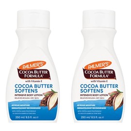 Palmer's Cocoa Butter Formula Body Lotion 250ml – Pack of 2. Deep Hydration with Vitamin E for Dry Skin. Smoothes, Tones & Softens. Dermatologist Recommended