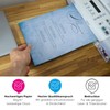 50 Sheets Letter Paper (A4) Vintage Retro Blue Design Paper