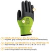 Uvex Unilite Gloves thermo plus cut c Unisex 11,Black/Green