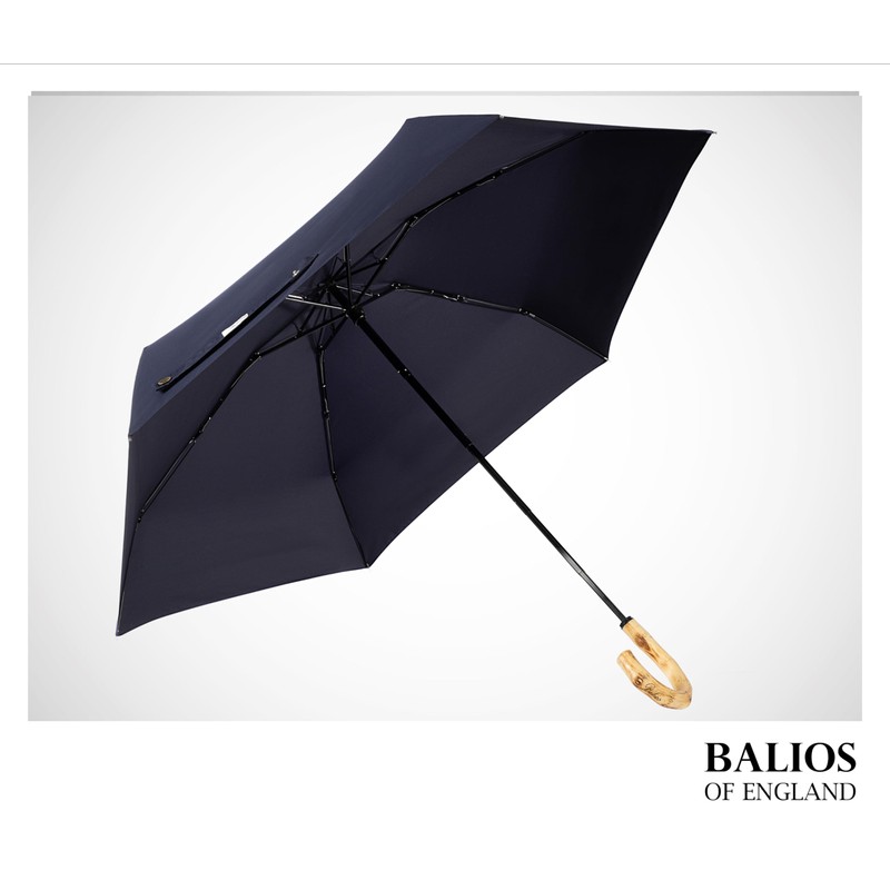 Balios Compact Umbrella Manual Mini Windproof, Full Size Canopy, Real