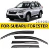 Olltoz Subaru Forester 2019-2021 Side Window Vent Visor Rain Guard Smoke Tinted