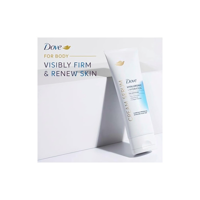 Dove Suero Crema Hialur Nico Hidrataci Piel Extra Seca