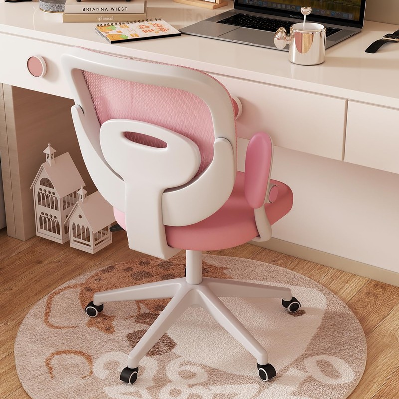 Kasinali Boys Girls Desk Chair with Adjustable Armrests, Kids Desk