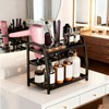 Hair Tools Organizer, 2-Tier Storage Countertop Organizer with Multiple Compartments