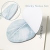 8 Packs/240 Sheets Leaf-Shaped Sticky Notes Novelty Self Stick Post