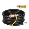 Bbcuepro 12FT RV Propane Quick Connect Hose - Quick Disconnect