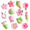 Cayway 13 PCS Mini Resin Flowers, Micro Landscape Miniature Flower,