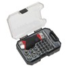 Sealey Ak64906 Fine Tooth Ratchet Screwdriver & Accessory Set 24Pc