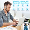 iDIGMALL Wireless Bluetooth 5.3 Headset Eabuds w/Noise Canceling Removable Boom