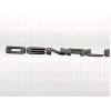 Unbranded OVERLAY Matte Black Tailgate Rear DENALI Letter Emblem 2023+