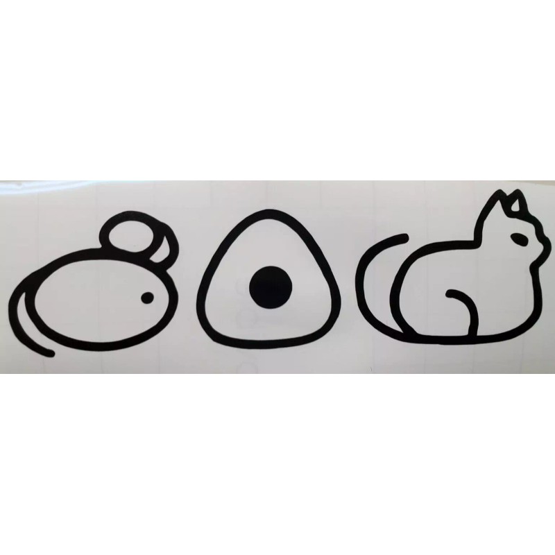 Fruits Basket Tohru/Kyo/Yuki Sticker Vinyl Decal Great for Windows Waterproof!