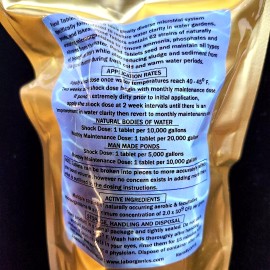 Lab Organics POND TABLETS formerly Organica (all natural for Clear Pond Water)