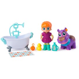 Vida the Vet, Juno’s Bubble Bath Pack with Vida and Colour Changing Juno Action Figure and Doctor Kit Accessories, Kids’ Toys for Girls and Boys Aged 3 and up