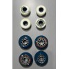 72mm and 55mm Rollerblades Wheels (8x Wheels)