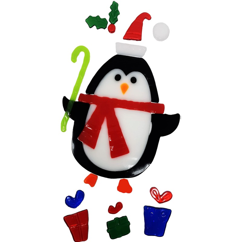 Christmas Window Stickers, 6 Sheets, Christmas Gel Clings - Decorations