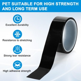 PSLER Tubeless Rim Tape - PET Adhesive Tape for Bicycle Rims, 10 m Roll 30 mm