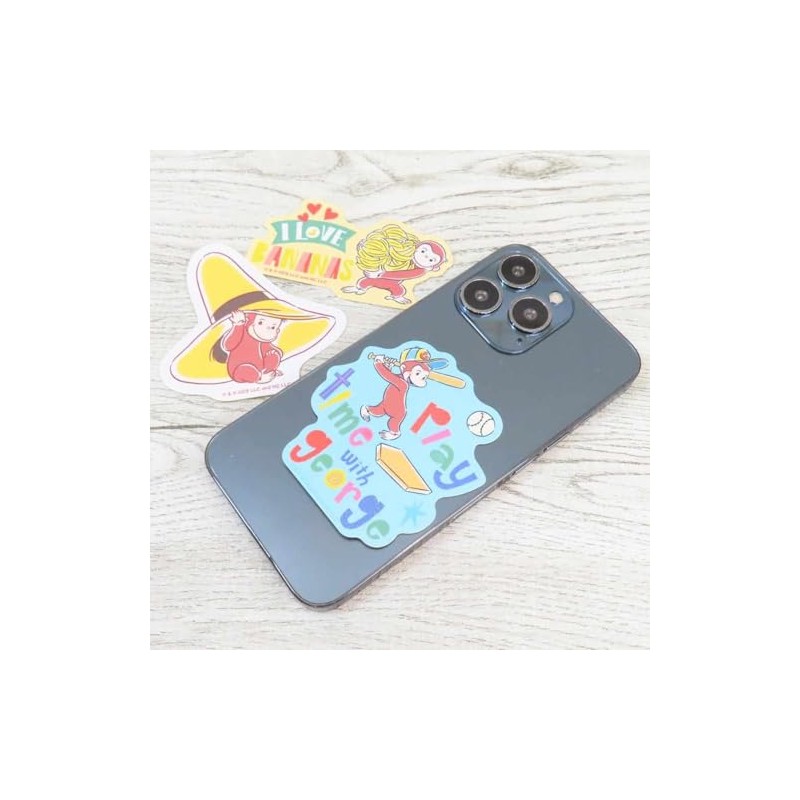 Curious George Sticker Set of 3 B Everyday Curious Vol3