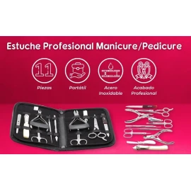 Kit Profesional Manicure y Pedicure Lobo – Estuche Completo de Cuidado Personal