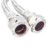 Pair of Flexible Hose Pipe Connectors Tails 1/2" x 15mm
